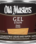 Premium Maple Gel Wood Stain For Doors And Trim Quick Drying Formula in a one-pint can, ideal for fiberglass and composite panels.
