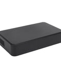 Heavy Duty UPS Battery Backup With Massive 18000 Mah Reserve And Flexible Adjustable Outputs 5V 9V 12V Dual Ports black portable battery unit