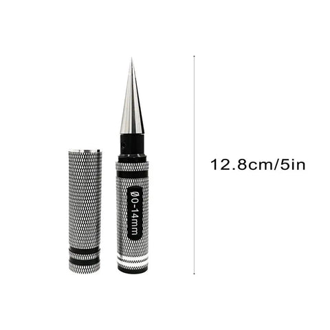 All In One RC Car Tool Kit With Ball Bearing Remover Reamer Body Hole Puncher with 12.8cm length shown.