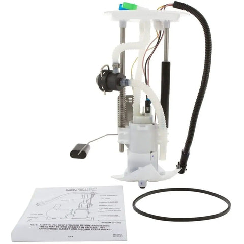 Top Tier Electric Gasoline Fuel Pump With Integrated Module For Ford Expedition 5.4 Liter Fits 2003 And 2004 Models detailed view with assembly manual.