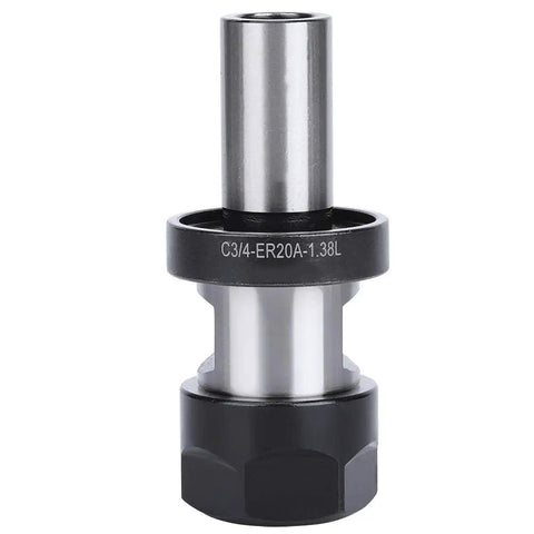 Collet Extension Chuck For CNC Router And Lathe Tools Accessory Three Quarters Inch Alloy Construction Front View