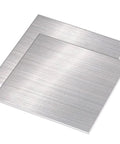 304 Stainless Steel Sheet 28 Gauge 0.02 Inch Thick By 4 Inch Wide 4 Inch Long Brushed Finish Metal Strip Plate For Industry Machinery DIY Projects And Home Decor 2 Pcs