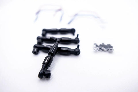 Full Sway Bar Set Black For 1/10 Scale RC Slash Rustler Stampede Off Road Upgrade Pro Grade Durable Suspension Accessories