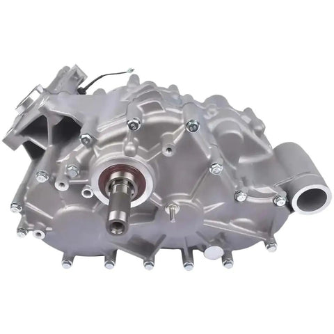 High Torque Industrial Gearbox Built Different For Smooth Shifting Up To 1000 Rpm Reliable Automotive And Motorcycle Drive Unit side view showing sturdy aluminum casing and output shaft.