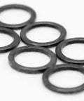 8 Pack Speed Washers For Skateboard Truck Axles 8mm full set of speed rings aligned for improved skate performance