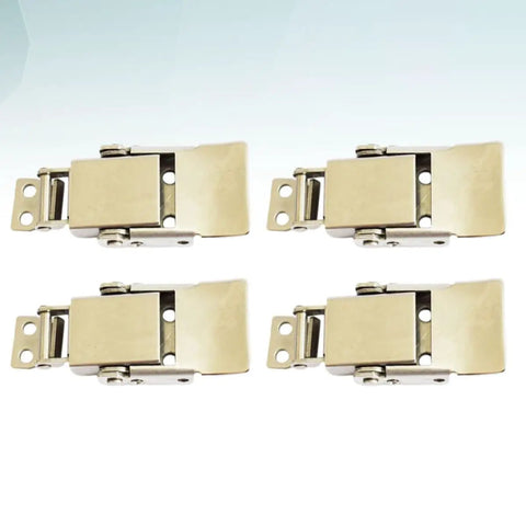 Four Pack Toggle Latch Hasps With Spring Clasps Stainless Steel Lock Hasp For Cabinets And Doors Ideal For Office And Shop Use