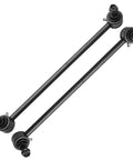 Front 10 Piece Suspension Kit For 2013 2014 2015 Acura ILX Includes 2 Front Lower Ball Joints 2 Front Sway Bar Links 4 Inner And Outer Tie Rods And Tie Rod Boots For A Strong Smooth Ride, two sway bar links