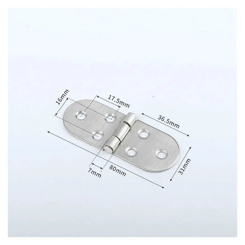 Rotating Concealed Hinge Door Fittings One Piece Stainless Steel Flap Hinge dimensions diagram