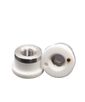 Ceramic Lasering Head For Fiber Laser Cutting Machine Replacement Part, Durable Wear Resistant Spare For Precision Cutting, Easy Installation, Stable Performance, Professional Grade For Pro Shop And Heavy Duty Uses, 19.5mm ceramic threaded head