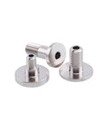 10 Piece Suction Cup Conversion Head Set For Industrial Pneumatic Tools, M5x8 nickel plated copper small joint adapters.
