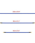 Universal Car Grounding Kit With PVC Ground Wires Set Includes 2 100cm Cables, 2 80cm Cables, And 1 60cm Cable displayed in sizes.