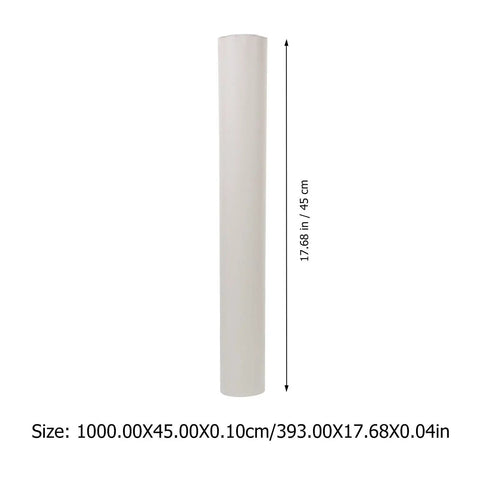 Waterproof Peel And Stick Wallpaper Roll Beige PVC Cabinet Wardrobe Decor Effortless Flip Kitchen Refresh Smooth Apply Bathroom Accent Total Vibe Shift Home Glow Up - Long roll of beige wallpaper, 17.68 in height.