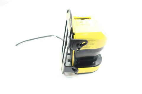 Top-Notch SZ-01S Safety Laser Scanner For Precision Protection, Fast Sensing, And Reliable Guarding In Industrial Automation, Easy Setup, Durable Build, Perfect For Robot Cells, Conveyors, Robotic Arms, And Safety Interlock Systems side view with cable