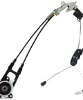 Sienna Toyota Rear Left Power Sliding Door Cable Replacement Kit For 2011 2020 with spool control bracket and linkage assembly