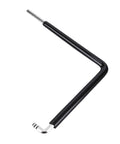Professional Window Adjustment Tool Kit With 4mm Hex And Ball End Keys Plus Star Driver And Sliding T Handle Built From Durable 59CrV4 Steel For Heavy Duty Home Repairs And Pro Jobs, black 4mm hex ball-end key