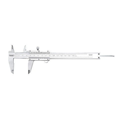 Pro Grade Vernier Caliper Measuring Tool In Stainless Steel, 6 Inch (150 mm), For Inside, Outside, Depth, And Step Measurements