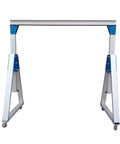 Heavy Duty Portable Gantry Crane, 3 Ton 6600 Lb Max Lift, aluminum frame with adjustable height for garage use.