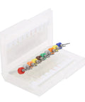 Durable Tungsten Carbide Micro Drill Bits Set For PCBs With Storage Box Precision 1.1 To 2.0mm in open box display