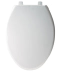 Heavy Duty Elongated Plastic Toilet Seat With Lid And StayTite Fastening For Secure Non Slip Installation In Hotels And Restrooms