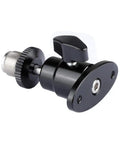 Five Eighth Inch To Twenty Seven Thread Mini Ball Head For Microphone Mount with 360 Degree Rotation and 90 Degree Tilt CNC Aluminum Base