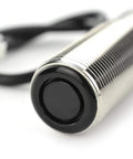 Close-up of Built Tough Waterproof Industrial Ultrasonic Distance Sensor With Temperature Compensation 35 To 550 Cm Range RS485 Modbus RTU Interface