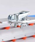Heavy Hitter Tile Chamfering Machine With 45 Degree Ceramic Bevel Cutting Seat showing alloy mount bracket and spring tension.