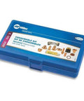 40 Amp Plasma Cutter Consumable Kit for XT40 with electrodes, tips, swirl ring, retaining cup, o-ring; in blue case