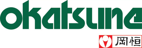 Okatsune logo with Japanese characters, related to garden tools.