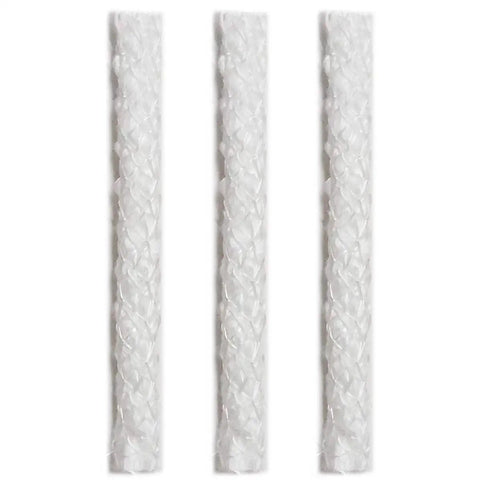 Three Eighths Inch Fiberglass Tiki Torch Wick Replacement, Three Pack Of Twelve Wicks for tiki torches and lamps.