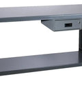 Heavy Duty Steel Workbench Built Like A Tank, 12000 Lbs Capacity, 36 X 72 Garage Shop Table With Storage Drawers, Tough As Nails Frame And Durable Gray Finish.