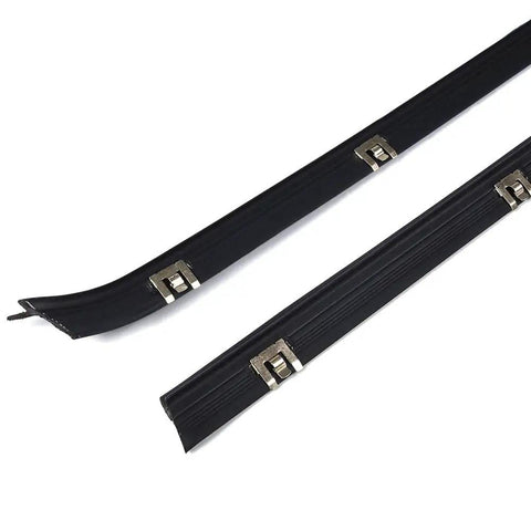 Left Right Window Seal Weatherstrip Kit For Chevy And GMC Trucks Four Piece Set door and window sweep felts, black strips