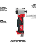 Straight Up Heavy Duty Cordless M18 Cable Stripper For No Sweat Insulation Removal And Quick Wire Prepping showing variable speed trigger and compact design.