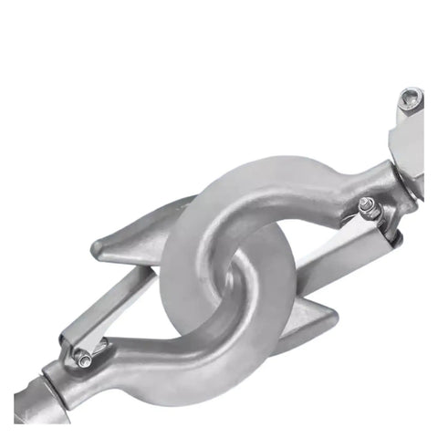 Super Rugged Stainless Steel Electric Hoist Crane With 304 Grade Build And Serious Lifting Power For Half Ton Loads Up To Twelve Meter Heights, metal hook detail.