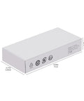 Top Shelf Standard Office Staples 1/4 Inch Length 50000 Count 10 Pack Bulk Paper Fasteners Fits Most Desk Staplers Ready To Go Heavy Duty Metal Clips For Daily Grind Tasks Silver box dimensions with recycling symbols.