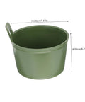 Ergonomic Garden Water Scoops Two Pack For Easy Plant Care, Multi Purpose Water Ladles For Efficient Watering And Fertilizing, Durable Plastic Tools For Home Yard Maintenance, Quick Reach For Pots, Beds, And Raised Planters, green plastic scoop 19 cm x 16 cm