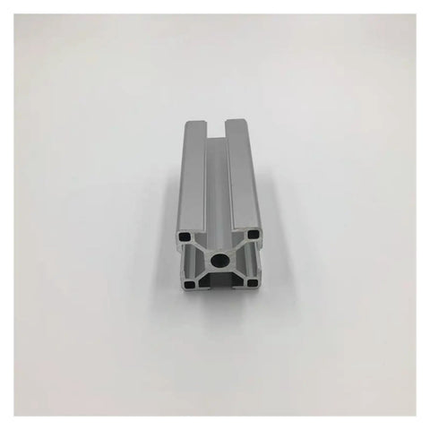 Rock Solid 3030 Aluminum Extrusion With Built In Wire Channel For A Clean Setup On Any Cnc Or 3d Printer Frame, front view.