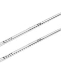Smooth Glide Drawer Slides for Cabinets and Tool Chests, Cold Rolled Steel Ball Bearing Rails, 40cm Length by 17mm Width, Heavy Duty 20kg Load Capacity