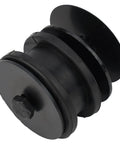 Black Plastic Electronic Fan Fixing Bracket For Tesla Model 3 And Y 2017 To 2023, robust thermoplastic mount for cooling fan.