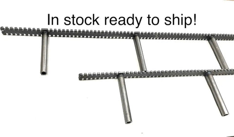 Heavy Duty Floating Shelf Brackets Fifty Eight Inches Long Invisible Mantel Supports For Thick Lumber Boards Matte Black Alloy Wall Mount Holders displayed in stock.