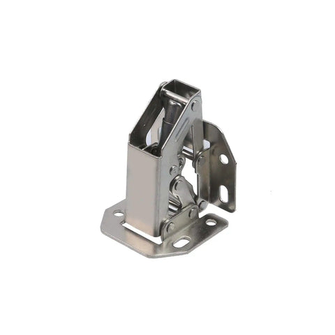 4 Inch Hidden Cabinet Hinges Kit 6 Pack For Frameless Doors 90 Degree Concealed Surface Mount Kitchen Cupboard Hinges With Screws Brushed Stainless Steel Durable Mounting And Easy Install single hinge