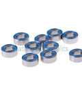 Miniature Ball Bearings 5x10x4 Mm 10 Pack With Blue Plastic Cover MR105 2RS High Precision Low Friction For Tiny Motors RC Cars Drones