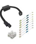 68 To 120 Ohms VCM Muzzler Harness Disable Kit Replacement For 3.5L V6 Engine with resistors and plugs for easy installation