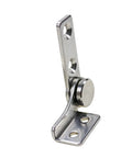 Damping hinge TB-Left in 304 stainless steel with non-adjustable torque (0.7 N.m) and mounting plate, 1 piece