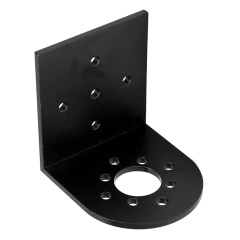 CNC Aluminum Motor Mount L Shape For 4082 And 5055 RC Motors, 25mm And 30mm Hole Distance, Beefed-Up Black Upgrade For RC Cars With Precision Machining And Secure Fit