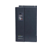 Beefed Up Heavy Duty Variable Frequency Drive Inverter For Motor Speed Control And Pumps Industrial Grade Quality 30 KW 40 HP 220V 1 To 3 Phase Input To 3 Phase Output 50 60 Hz, black control panel front view