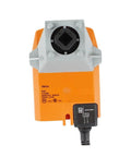 Heavy Duty 24 Volt Rotary Actuator For Ball Valves With Strong Two Point Five Nm Torque Plug And Play Open Close Electric Controller smooth operator front view.