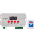 Dope LED Controller For Addressable ICs Up To 1536 Pixels With SD Card Cascade Sync And DC5-24V Power Supports WS2812B WS2815