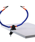 Two Arm Soldering Helper Hands Tool With Flexible Arms And Non Slip Rubber Clamps For PCB Work Electronics DIYers Station