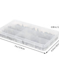 Tough As Nails Carbon Steel Black Pan Head Phillips Self Tapping Screws With Pad Washer Kit M3.0 To M4.8 in clear storage box