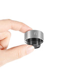 Hand holding a silver component from the 2-Pack 630-7500 Vacuum Breaker Repair Kit For Anti-Siphon Wall Hydrants, Easy Diy Fix, Fits 400/500 Series And 90 Valve, Premium Replacement Parts To Stop Leaks.